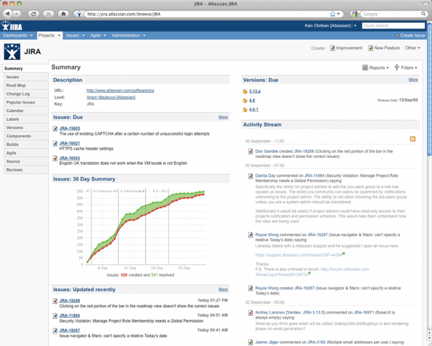 Jira Project Browser